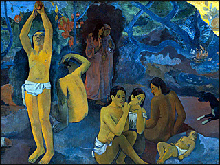 Image of painting by Paul Gauguin, Where Do We Come From? What Are We? Where Are We Going?